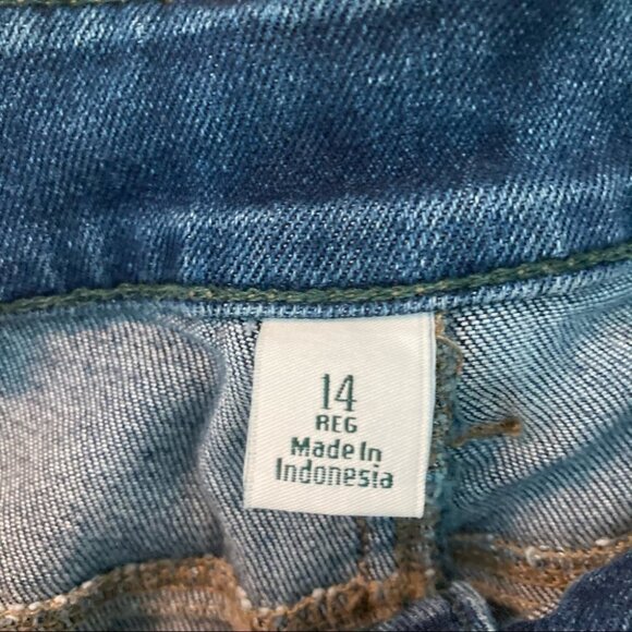 LL BEAN Sz 14R Jeans Favorite Fit Dark Wash  Straight Leg NWT - Picture 5 of 5